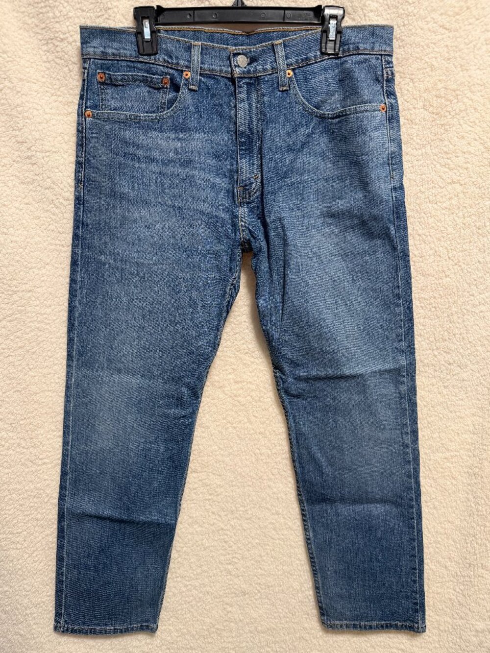 LEVI'S 502 Men's Denim Taper Blue Jeans Regular Fit Size 34x29